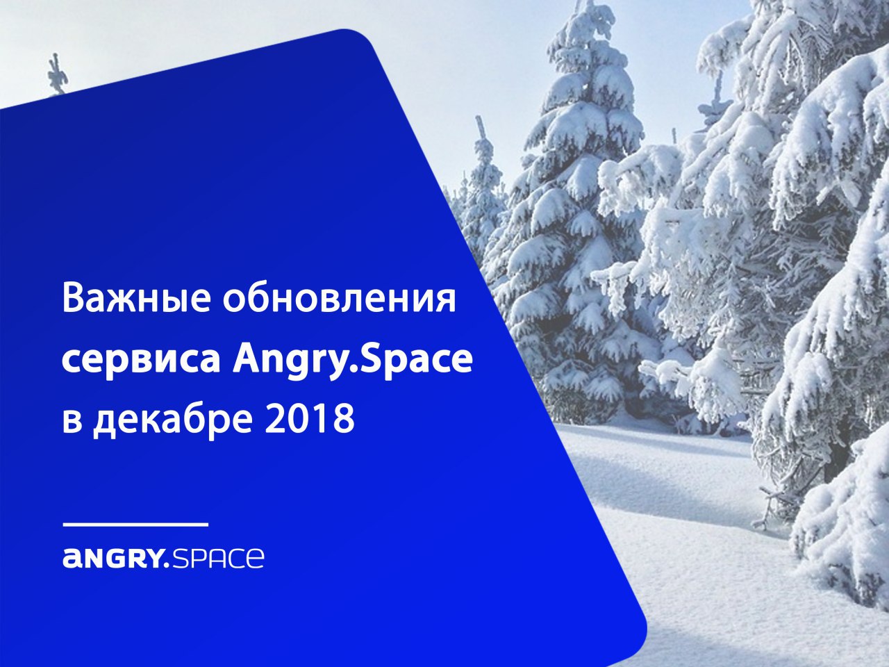 Важные обновления сервиса Angry.Space в декабре 2018